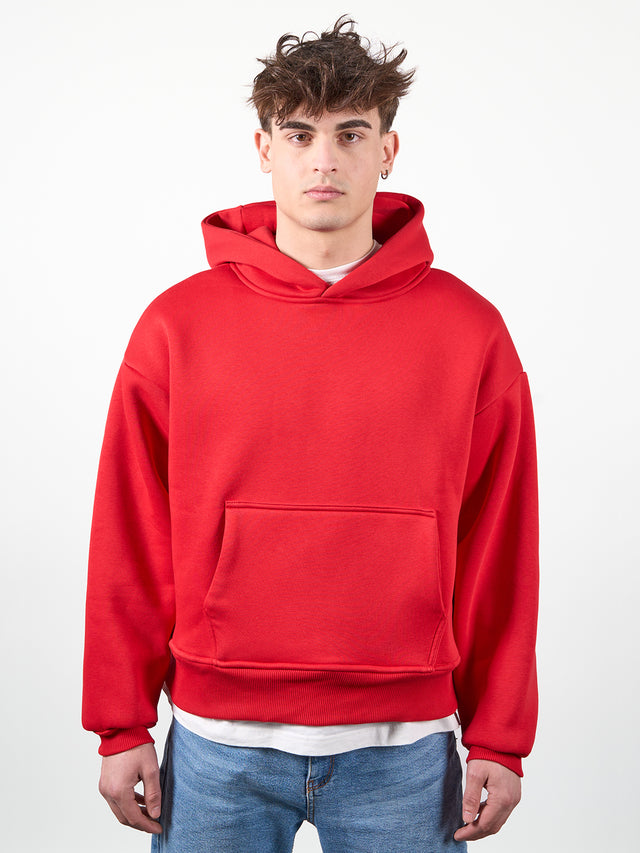 PERFECT "LOVE" HOODIE - ROSSO