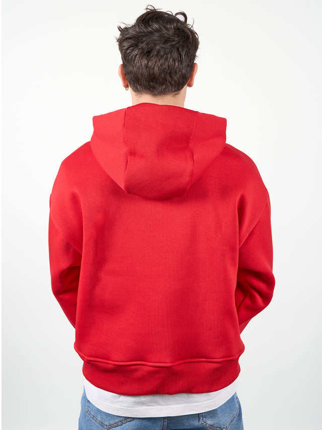 PERFECT "LOVE" HOODIE - ROSSO