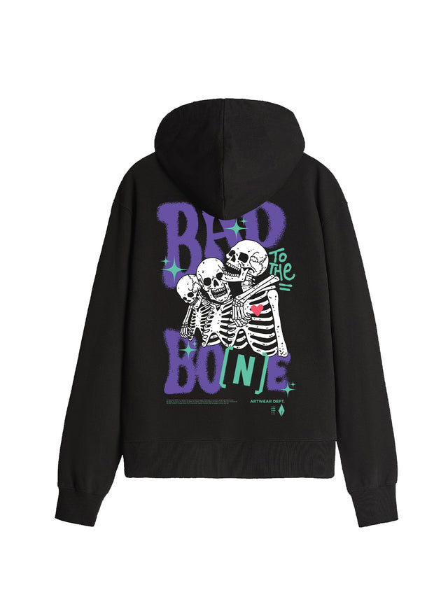 HOODIE "Bones" Black