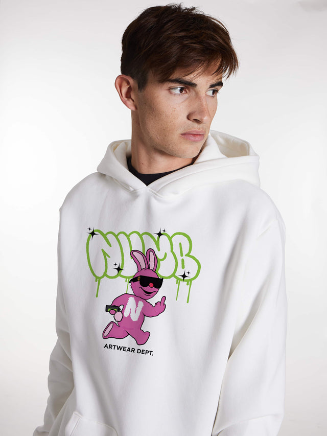 HOODIE "Bunny" White