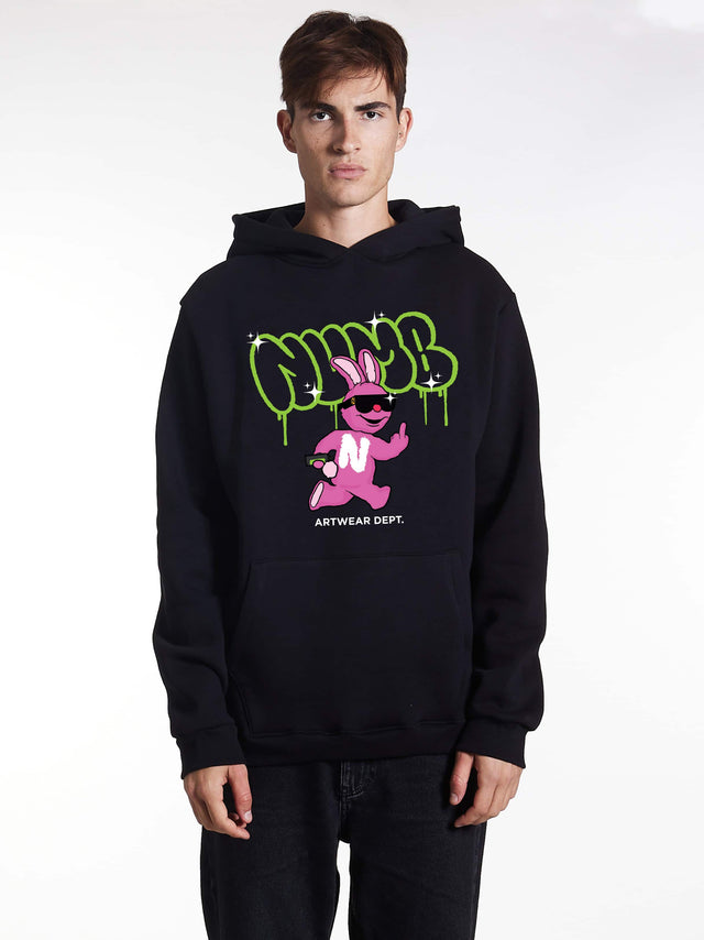 HOODIE "Bunny" Black