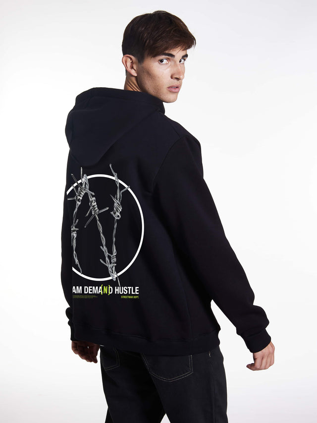 HOODIE "Burbed" Black