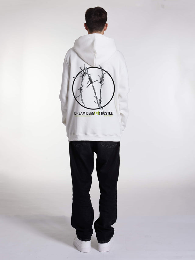 HOODIE "Burbed" White