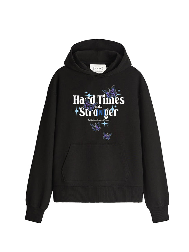 HOODIE "Hard Times" Black