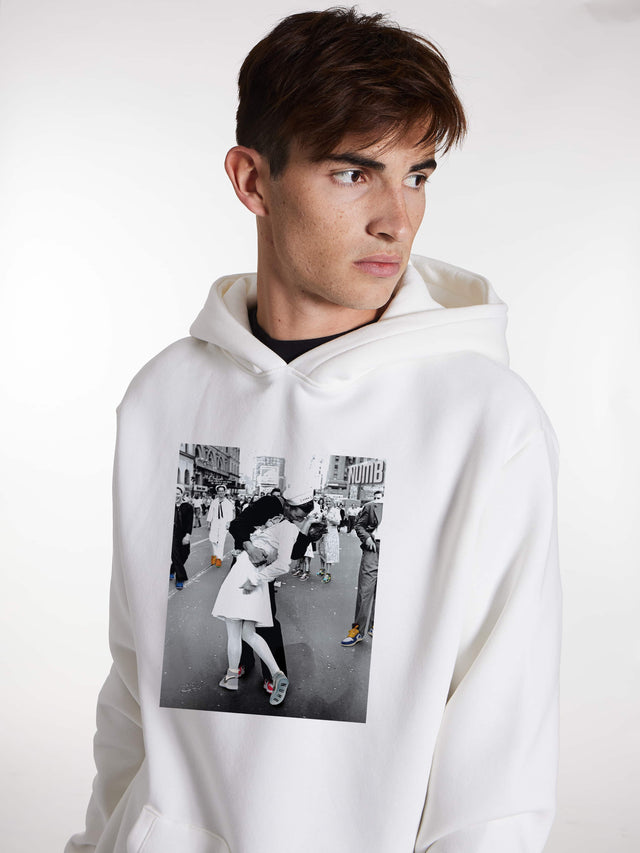 HOODIE "Kiss" White