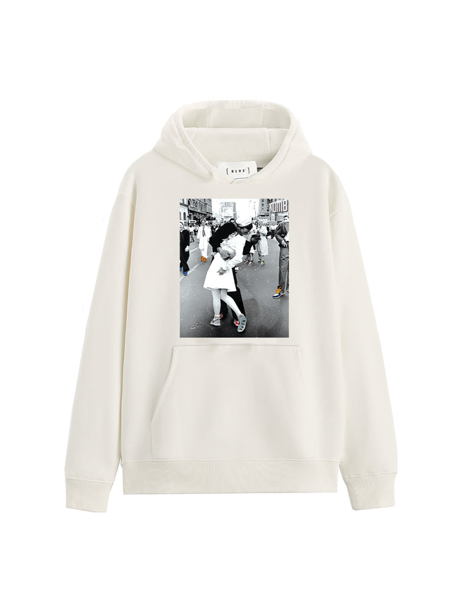 HOODIE "Kiss" White