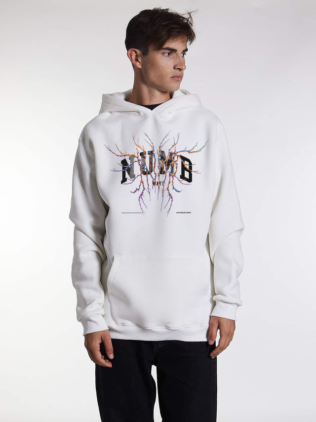 HOODIE "Barbed Wire" White