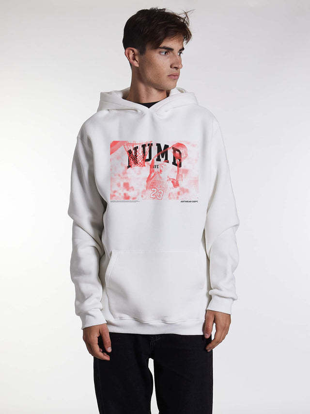 HOODIE "Numb 23" White