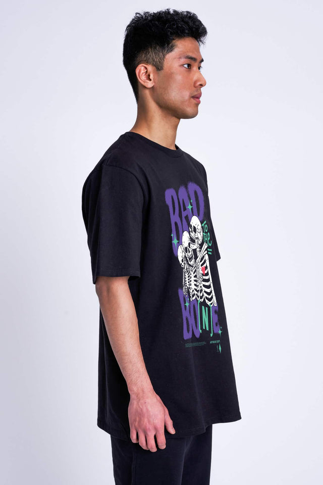 T-SHIRT 'Bones' Black