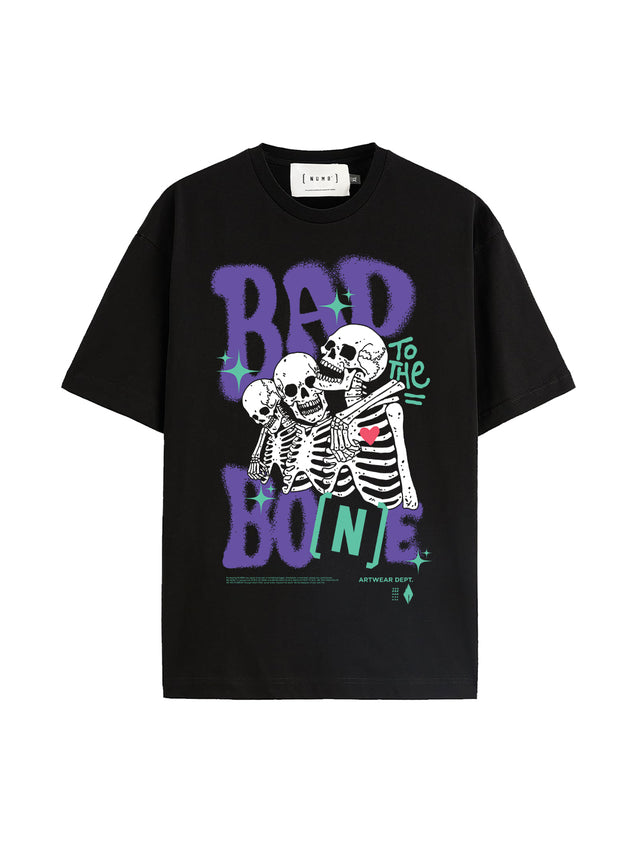 T-SHIRT 'Bones' Black