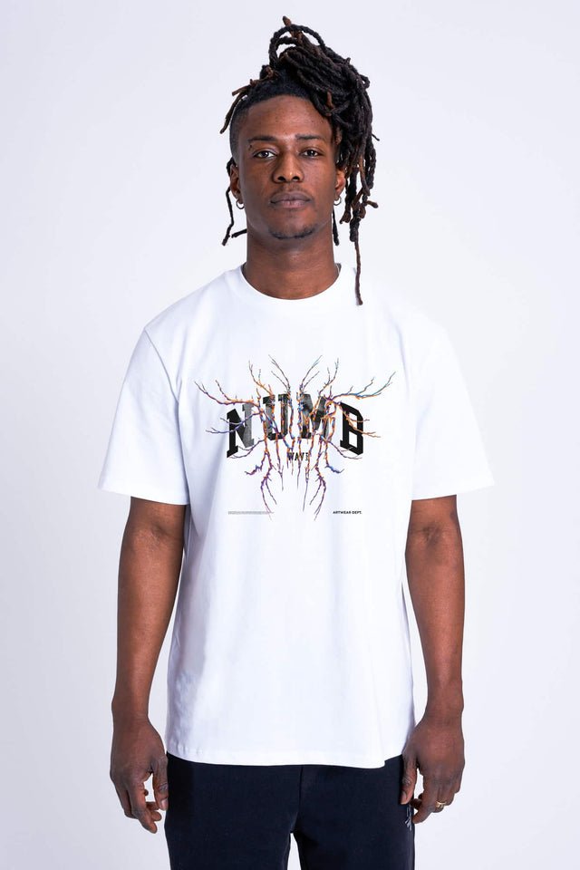 T-SHIRT 'Barbed Wire' White