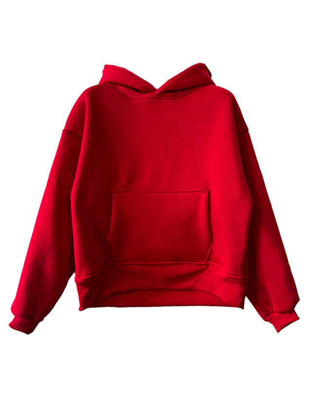 PERFECT "LOVE" HOODIE - ROSSO