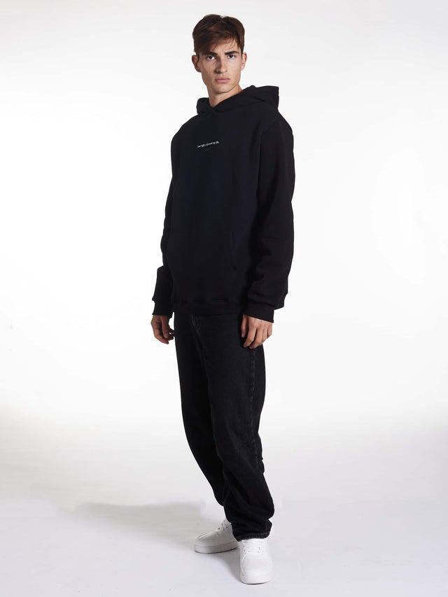 HOODIE 'DJ' Black