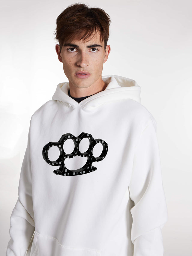 HOODIE "Brass Knuckles" White