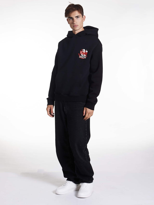 HOODIE 'Happiness Dealer' Black