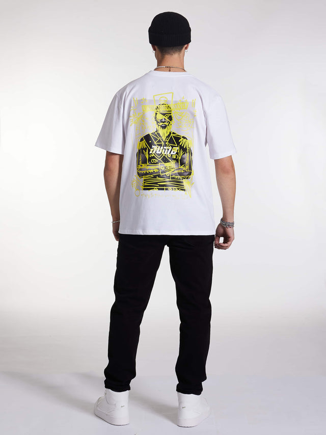 'Virgil Yellow' White T-SHIRT