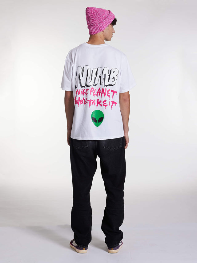 T-SHIRT 'Trust No One' White