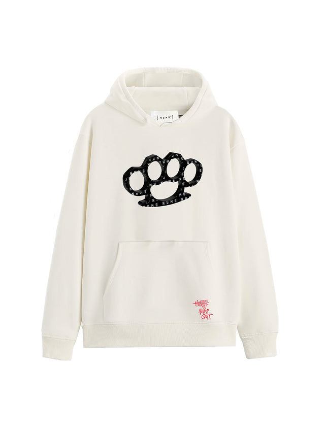 HOODIE "Brass Knuckles" White