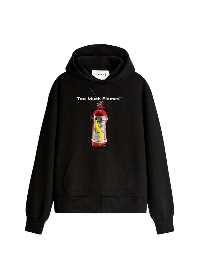 HOODIE "Numb On Fire" Black