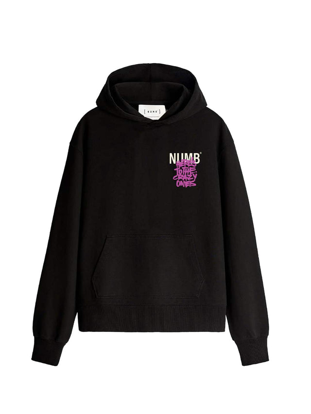 'Crazy' Black HOODIE