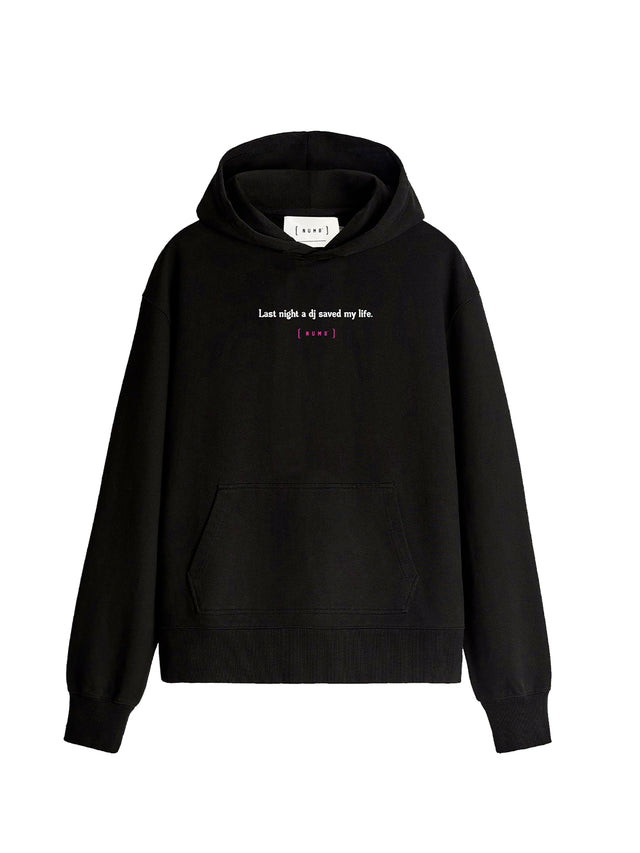 HOODIE 'DJ' Black