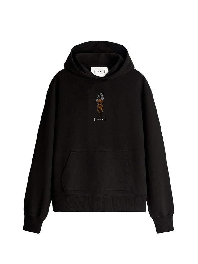 'Rose' Black HOODIE