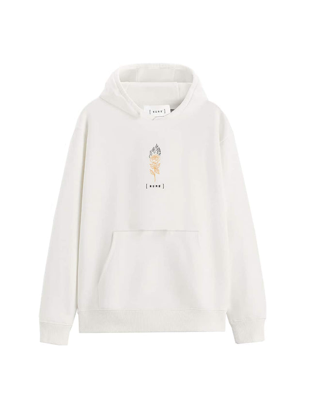 'Rose' White HOODIE