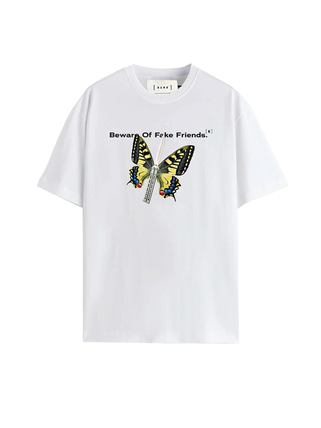 T-SHIRT 'Butterfly Effect' White