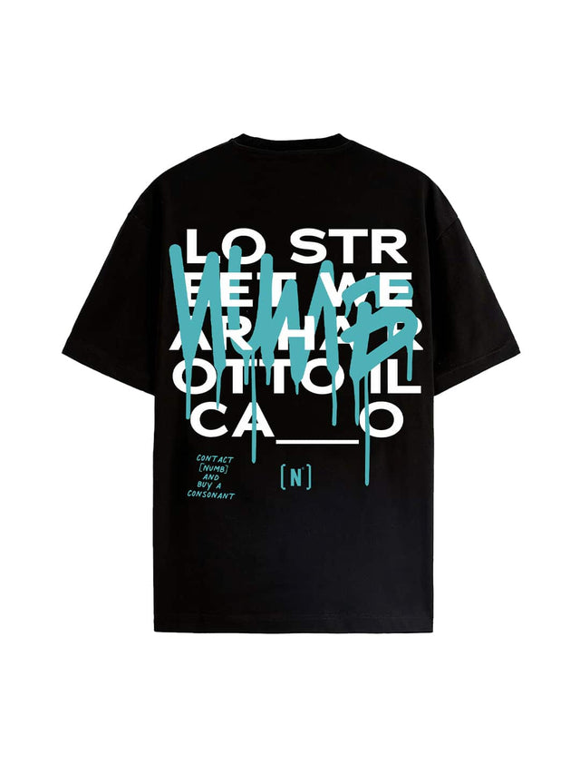 T-SHIRT 'Ha rotto il ca__o' Black