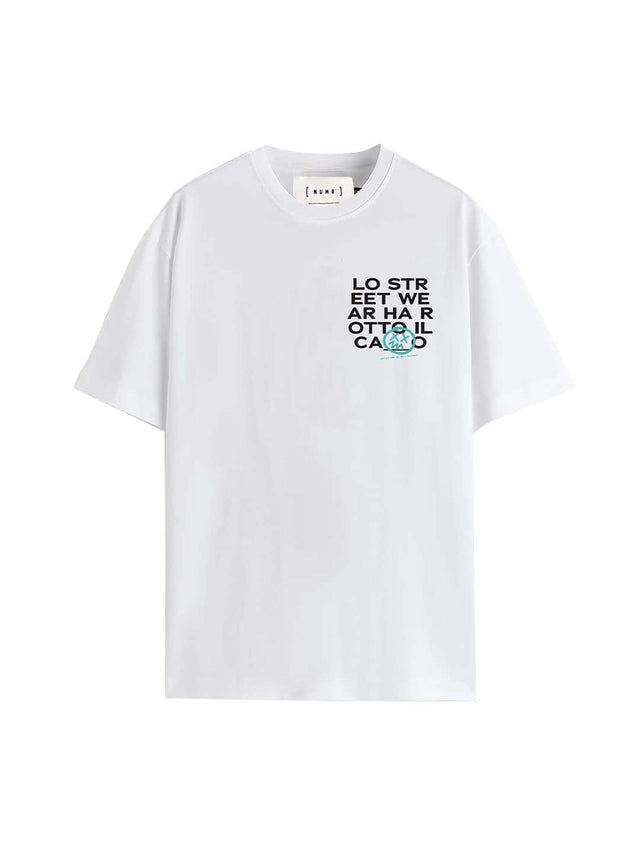 T-SHIRT 'Ha rotto il ca__o' White