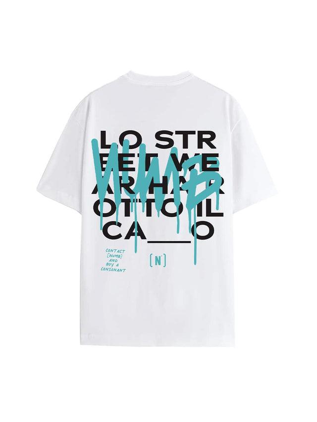 T-SHIRT 'Ha rotto il ca__o' White