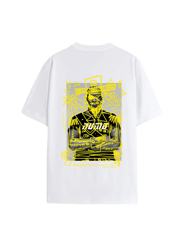 'Virgil Yellow' White T-SHIRT