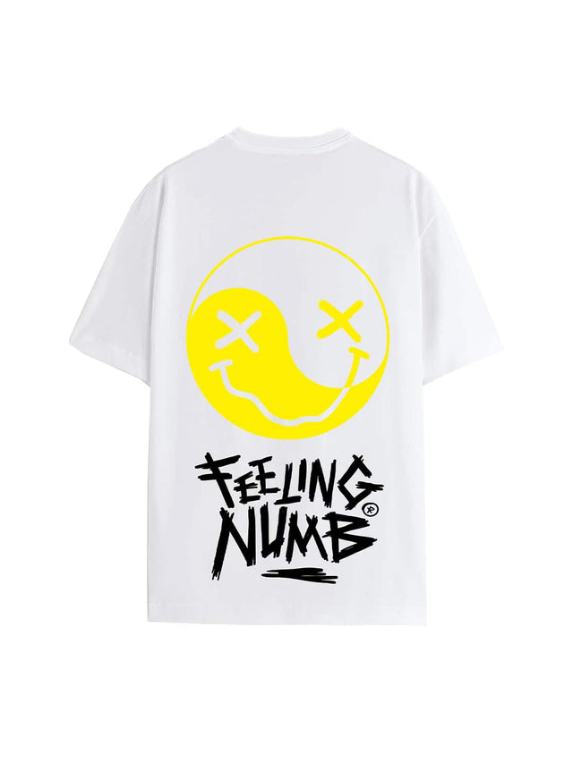 T-SHIRT 'Feeling Numb' White