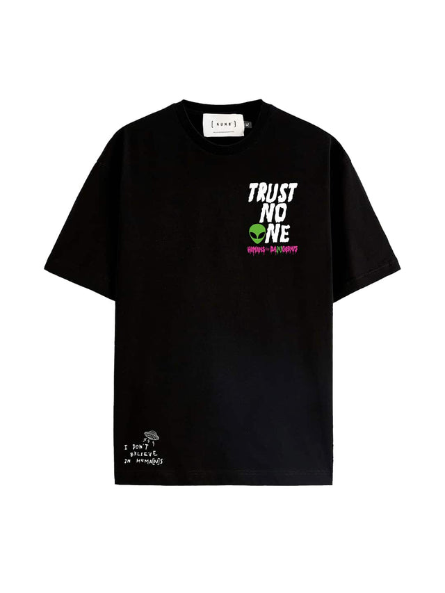 T-SHIRT 'Trust No One' Black