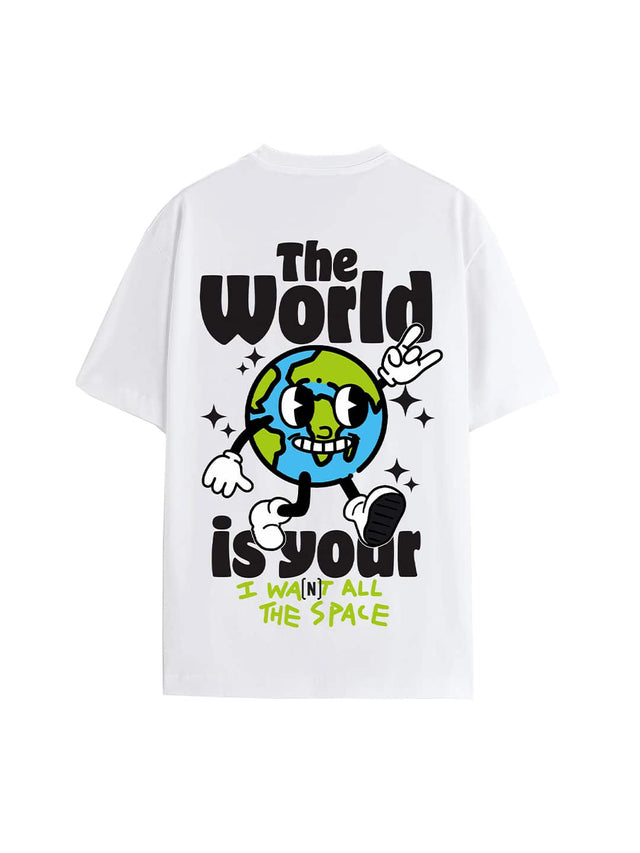 T-SHIRT 'World' White